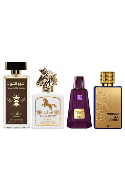 MANASIK Set 4 Manasik, Ameer al Oud Original + Faras Abiyad + Morado Luxe + O...
