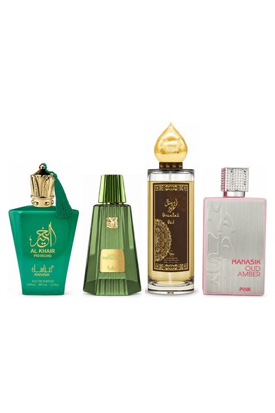 MANASIK Set 4 Manasik, Al Baraka Pistachio + Lush Pistachio + Oriental Oud + ...