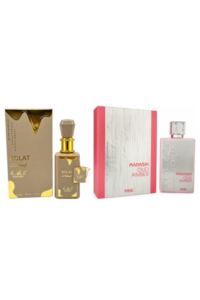 MANASIK Set 2 parfumuri Manasik, Eclat + Oud Amber Pink, EDP, 2 x 100 ml