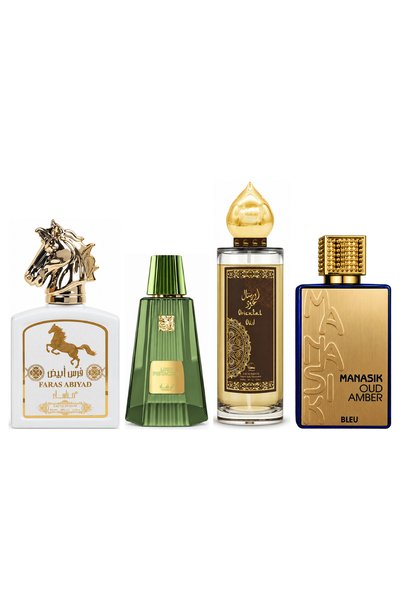 MANASIK Set 4 parfumuri Manasik, Faras Abiyad + Lush Pistachio + Oriental Oud...
