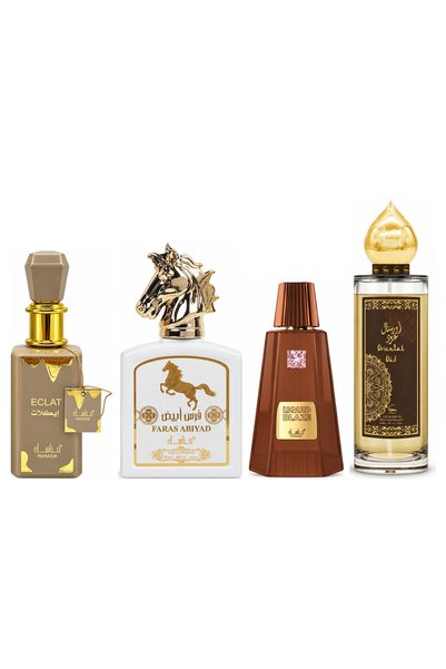 MANASIK Set 4 parfumuri Manasik, Eclat + Faras Abiyad + Liquid Blaze + Orient...