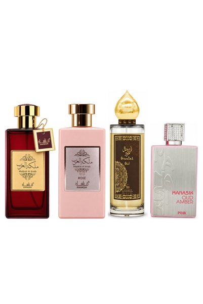 MANASIK Set 4 Manasik, Malikat al Arab + Malikat al Arab Rose + Oriental Oud ...