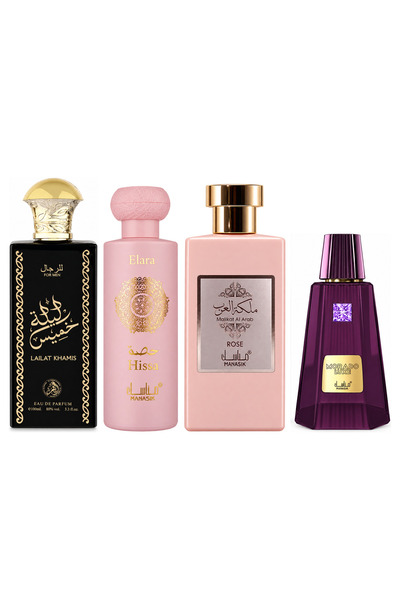MANASIK Set 4 Manasik, Lailat Khamis + Hissa Elara + Malikat al Arab Rose + M...