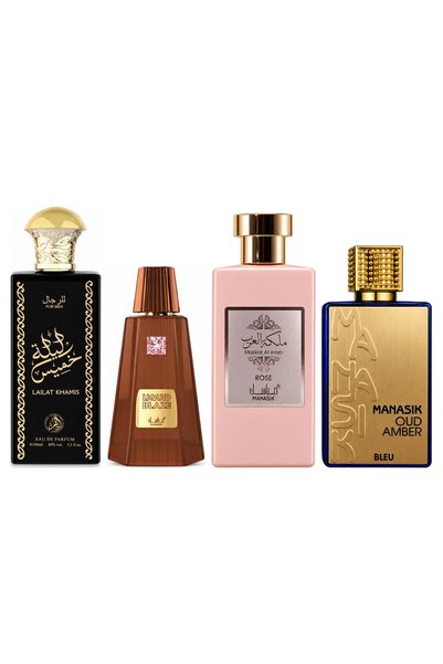 MANASIK Set 4 Manasik, Lailat Khamis + Liquid Blaze + Malikat al Arab Rose + ...