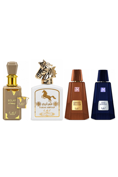 MANASIK Set 4 parfumuri Manasik, Eclat + Faras Abiyad + Liquid Blaze + Oud Az...