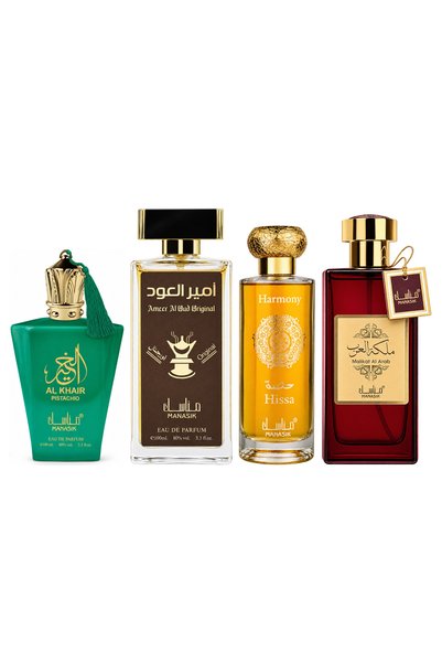 MANASIK Set 4 parfumuri Manasik, Al Baraka Pistachio + Ameer al Oud Original ...