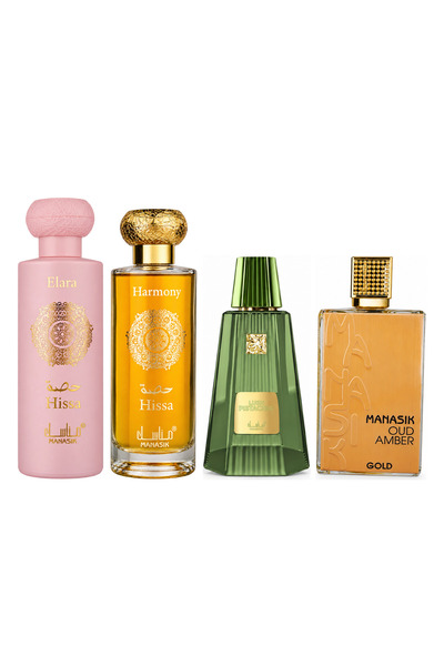 MANASIK Set 4 parfumuri Manasik, Hissa Elara + Hissa Harmony + Lush Pistachio...