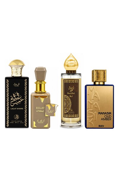 MANASIK Set 4 parfumuri Manasik, Lailat Khamis + Eclat + Oriental Oud + Oud A...