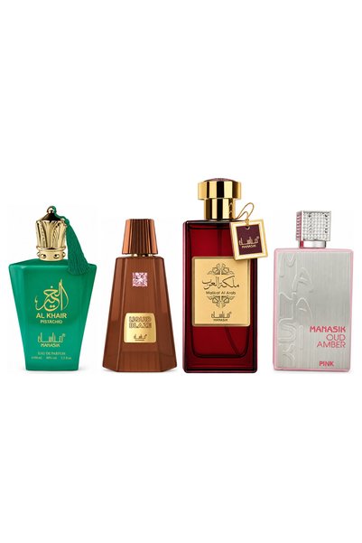MANASIK Set 4 Manasik, Al Baraka Pistachio + Liquid Blaze + Malikat al Arab +...