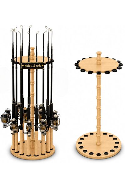 Rush Creek Creations Round 16 Fishing Rod Storage Rack