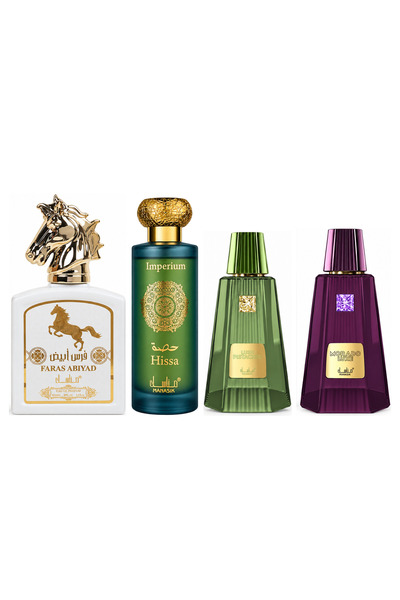 MANASIK Set 4 parfumuri Manasik, Faras Abiyad + Hissa Imperium + Lush Pistach...