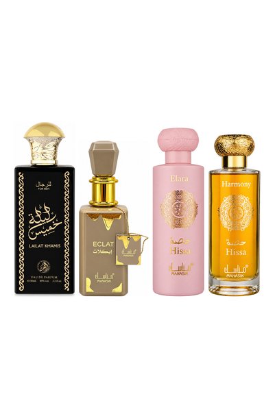MANASIK Set 4 parfumuri Manasik, Lailat Khamis + Eclat + Hissa Elara + Hissa ...