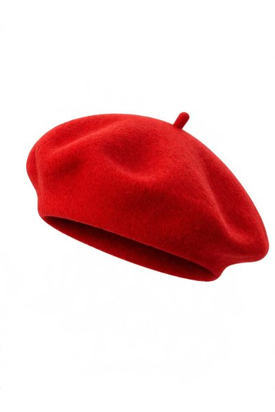 GİYU SHOP Căciulă de iarnă pentru femei, din pâslă franceză, cu motiv de pictor