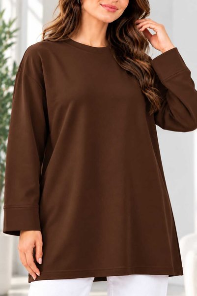 Soul Tunik Tesettür Tunik l Yumuşak Dokulu Sade Basıc Model