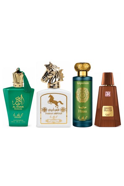 MANASIK Set 4 Manasik, Al Baraka Pistachio + Faras Abiyad + Hissa Imperium + ...