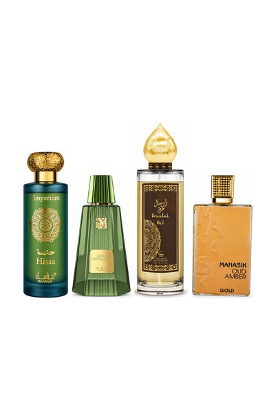 MANASIK Set 4 parfumuri Manasik, Hissa Imperium + Lush Pistachio + Oriental O...