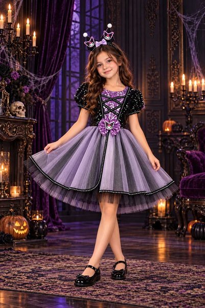 Mixie costume party dress, Halloween dress