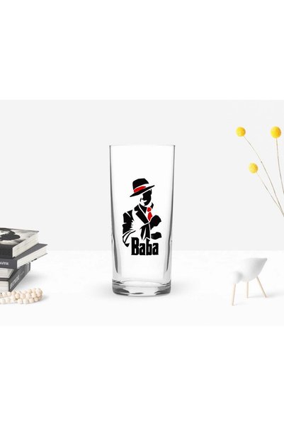 Bk Gift BK Home Colorful Printed "The Godfather" Raki Glass—18
