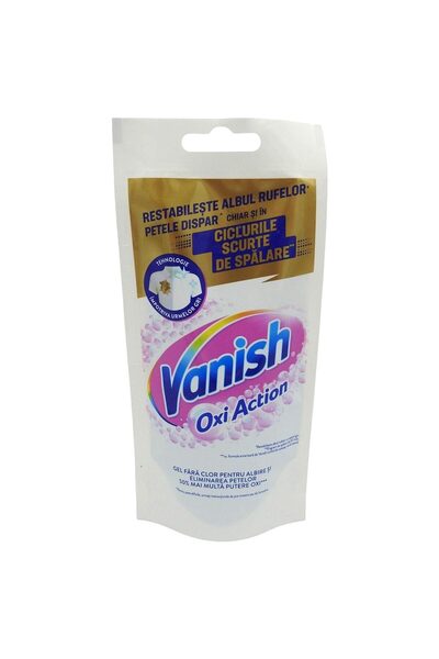 OEM Gel Vanish Oxi Action White pentru pete pe rufe albe, formulă fără clor, ...