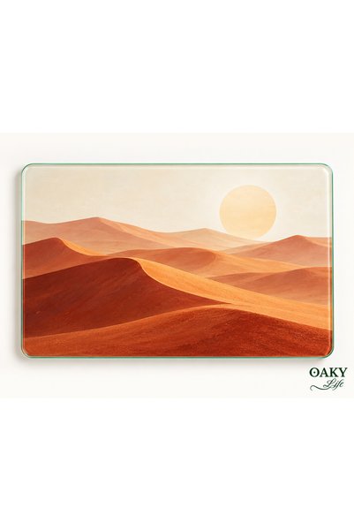 OAKY Life Desert Horizon 35x25 cm 4 mm Tempered Glass Cutting Board
