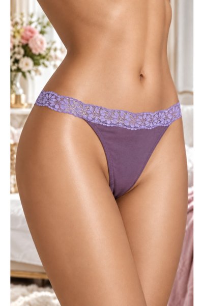 Ioana boutique Μωβ στρινγκ εσώρουχα