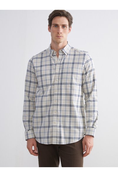 LC Waikiki Lcwaikiki classicregular fit long sleeve plaid shirt for men