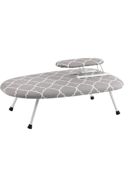 LinJie Ironing Board,Foldable Adjustable Height Ironing Board, with Extra Iro...