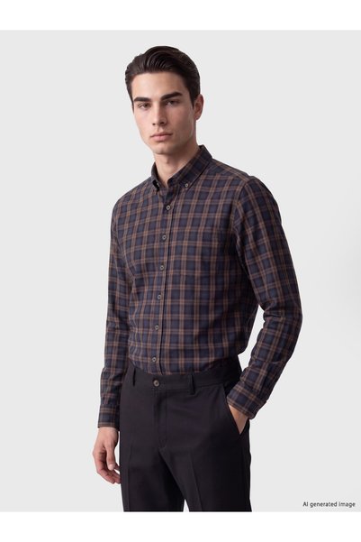 LC Waikiki Lcwaikiki Classicregular Fit Plaid Men's Shirt