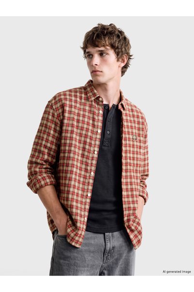LC Waikiki Lcw Visionregular Fit Plaid Men's Shirt