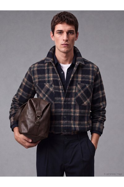 LC Waikiki Lcw visionregular fit plaid men's shirt jacket