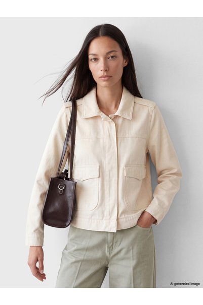 LC Waikiki Lcw everyday gabardine women's shirt jacket