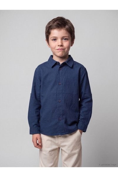 LC Waikiki Trendy Picks from Kübra Butik: Boys' Shirt with a Peter Pan Collar...