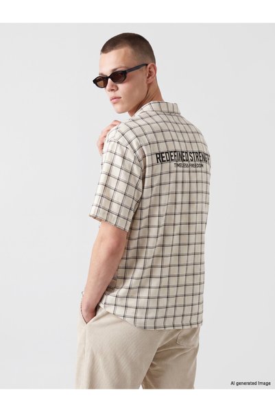 LC Waikiki Xsideregular Fit Plaid Men's Shirt