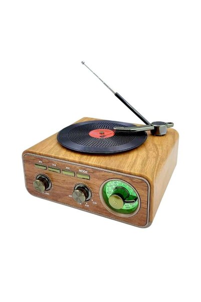 Tradesor Επαναφορτιζόμενο ραδιόφωνο Retro - M1317BT - 113179 - Light Brown