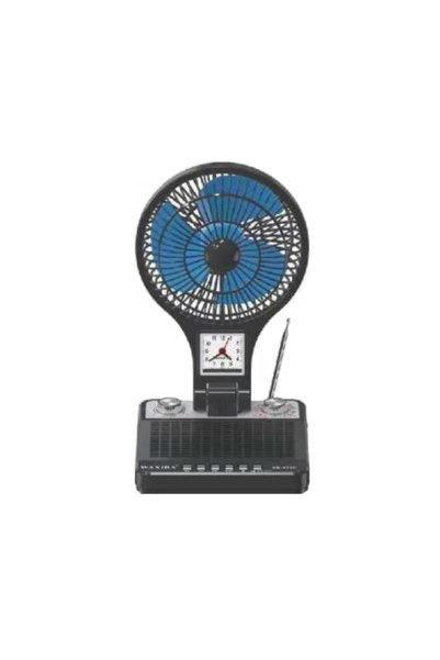 Tradesor Επαναφορτιζόμενο ραδιόφωνο & Cooling fan - XB-973C - 830098 - Black