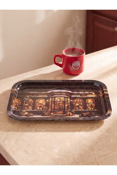 LC Waikiki Printed Metal Tray
