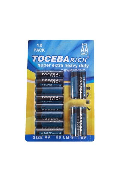 Tradesor Μπαταρίες ΑΑ - UM-3 - 1.5V - 12pcs - 400086