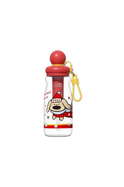 Tradesor Παιδικό παγούρι πλαστικό με καλαμάκι - 750ml - 413210 - Red