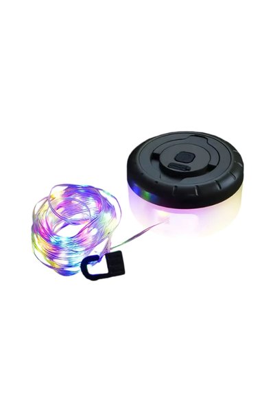 Tradesor Επαναφορτιζόμενη λάμπα LED με γιρλάντα φωτισμού - String Light - YD2...