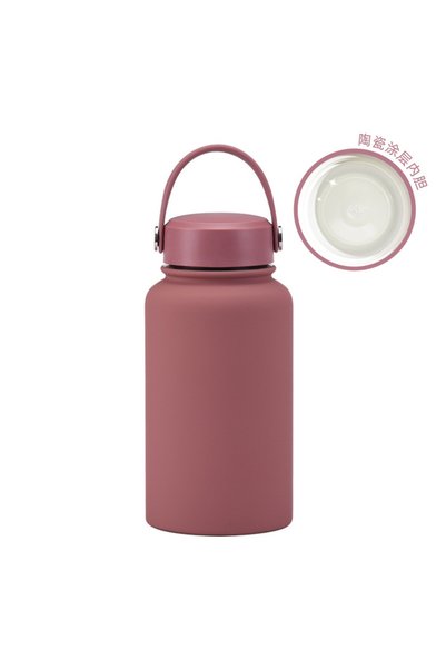 Generic Ceramic Coated Stainless Steel Insulated Bottle 650ml Wide Mouth Outdoor
