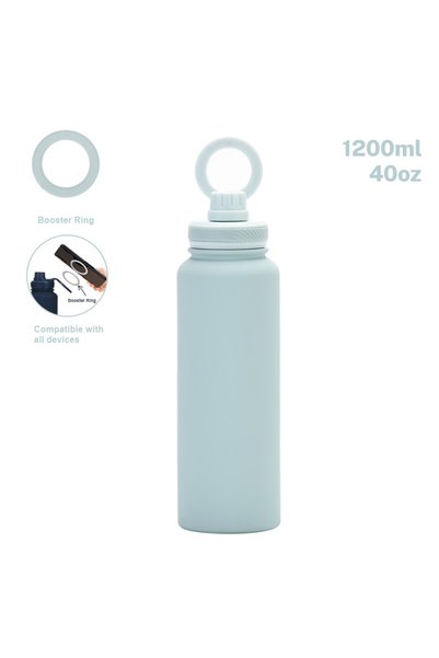 Generic Stainless Steel Wide Mouth Insulated Sports Bottle 1200ml Magnetic Ou...
