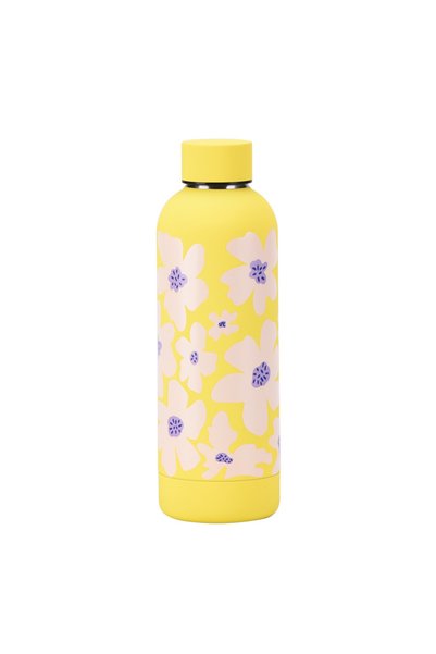 Generic Stainless Steel Insulated Water Bottle 500ml Small Mouth Abstract Print