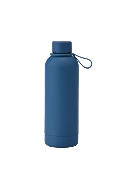 Generic Stainless Steel Insulated Water Bottle 500ml Small Mouth Handle Outdo...