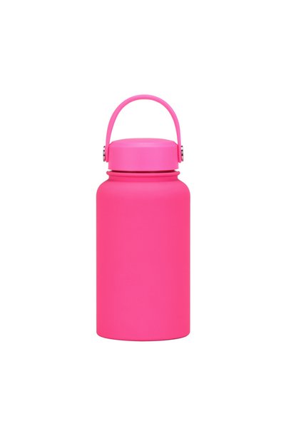 Generic Stainless Steel Vacuum Insulated Sports Bottle 650ml Handle Outdoor