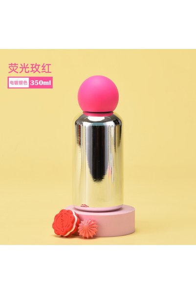 Generic 316 Stainless Steel Electroplated Insulated Water Bottle 350ml Studen...