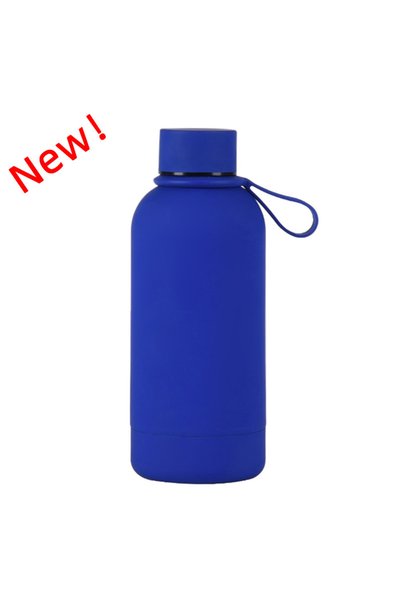 Generic Stainless Steel Insulated Bottle 350ml Small Mouth Silicone Handle Ou...