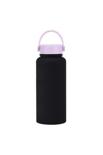 Generic Stainless Steel Wide Mouth Insulated Sports Water Bottle 1L Outdoor S...