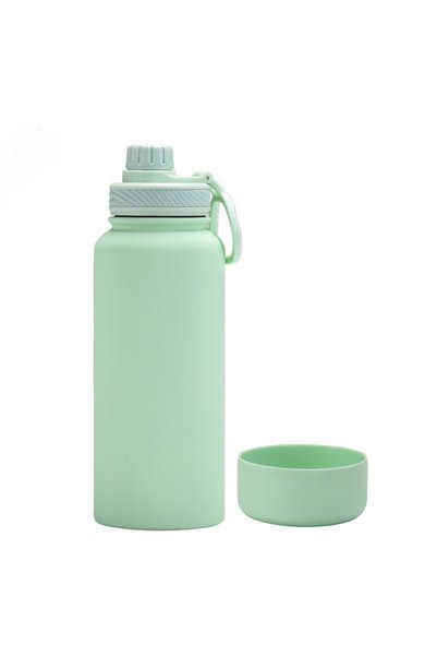 Generic Insulated Sports Water Bottle 1L Non Slip Bottom Frosted Outdoor