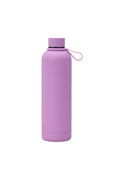 Generic Stainless Steel Insulated Bottle 750ml Small Mouth Silicone Handle Ou...