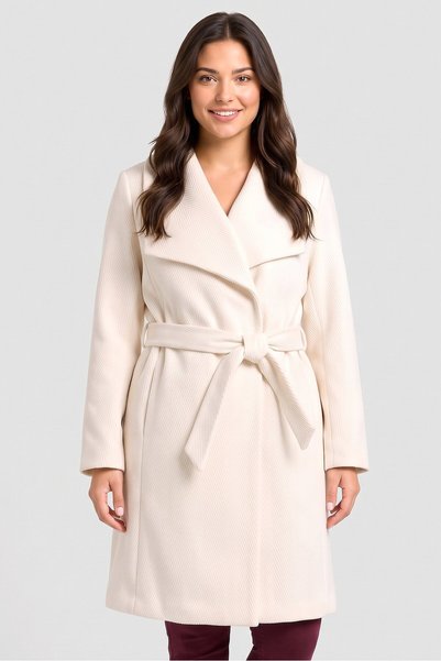 Sam Edelman Women Textured Trench Coat, Light Beige